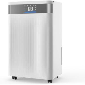 imageVEVOR 30 Pints Dehumidifier for Home ampamp Basement 1500 SqFt Large CoverageDrain Hose for Commercial ampamp Industrial Use Smart Humidity Control Low Noise for Large Rooms Warehouses Bedrooms ampamp Storage35 Pints