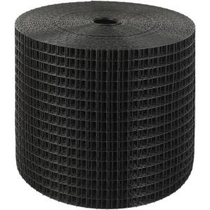 imageVEVOR 8in x 98ft Solar Panel Bird Guard PVC Coated Wire Mesh Roll Kit with 100pcs FastenersCritter FencePigeon Proofing Black6in x 100ft with 60pcs Fasteners 50pcs Tie Wires