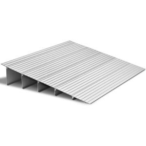 imageVEVOR Door Threshold Ramp 1 inch Rise Aluminum Alloy Threshold Ramp Rated 800 lbs Load Capacity Handicap Ramps for Home Steps for Wheelchair Scooters Power Chairs Walkers Bicycle Tricycle5 Rise