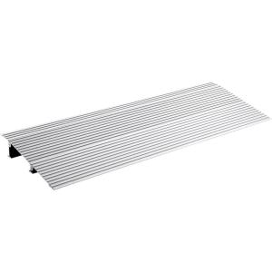 imageVEVOR Door Threshold Ramp 1 inch Rise Aluminum Alloy Threshold Ramp Rated 800 lbs Load Capacity Handicap Ramps for Home Steps for Wheelchair Scooters Power Chairs Walkers Bicycle Tricycle2 Inch