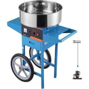 imageVEVOR Electric Cotton Candy Machine 1000W Commercial Floss Maker wStainless Steel Bowl Sugar Scoop and Drawer Perfect for Home Carnival Kids Birthday Family Party PinkBlue
