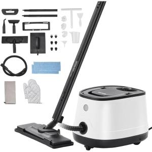 imageVEVOR Steam Cleaner Multipurpose Powerful Steamer with 27 Accessories Steamer Cleaing with ExtraLong Power Cord 51 oz Tank and Portable Handle for Grout Tile Floors Appliances Home ampamp Car