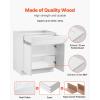 imageVEVOR White Shaker Base Cabinet with Drawer 36Inch Unassembled Drawer Base Cabinet 36quot W x 24quot D x 345quot H Ready to Assemble Cabinet with SoftClose Doors and Adjustable Shelf for Home Office36W Base Cabinet