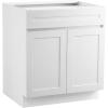 imageVEVOR White Shaker Base Cabinet with Drawer 36Inch Unassembled Drawer Base Cabinet 36quot W x 24quot D x 345quot H Ready to Assemble Cabinet with SoftClose Doors and Adjustable Shelf for Home Office36W Base Cabinet