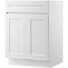 imageVEVOR White Shaker Base Cabinet with Drawer 36Inch Unassembled Drawer Base Cabinet 36quot W x 24quot D x 345quot H Ready to Assemble Cabinet with SoftClose Doors and Adjustable Shelf for Home Office24W Base Cabinet