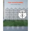 imageVEVOR 60 x 15 in Rustproof Metal Garden Flower Trellis Outdoor Climbing Rose ampamp Cucumber Support Decorative Tall Clematis Trellis for Courtyards ampamp Lawns71Hx 20W