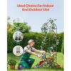 imageVEVOR 60 x 15 in Rustproof Metal Garden Flower Trellis Outdoor Climbing Rose ampamp Cucumber Support Decorative Tall Clematis Trellis for Courtyards ampamp Lawns71Hx 20W