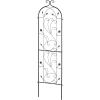 imageVEVOR 60 x 15 in Rustproof Metal Garden Flower Trellis Outdoor Climbing Rose ampamp Cucumber Support Decorative Tall Clematis Trellis for Courtyards ampamp Lawns60H x 15W