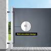 imageVEVOR Retractable Side Awning UV 50 71x 236 Full Aluminum RustProof Patio Sunshine Screen 280 g Thicken Privacy Divider ampamp Wind Screen for Courtyard Balcony Roof Terraces and Pools BlackBlack