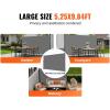 imageVEVOR Retractable Side Awning UV 50 71x 236 Full Aluminum RustProof Patio Sunshine Screen 280 g Thicken Privacy Divider ampamp Wind Screen for Courtyard Balcony Roof Terraces and Pools BlackGray