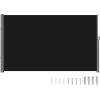 imageVEVOR Retractable Side Awning UV 50 71x 236 Full Aluminum RustProof Patio Sunshine Screen 280 g Thicken Privacy Divider ampamp Wind Screen for Courtyard Balcony Roof Terraces and Pools BlackBlack
