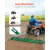 imageVEVOR Drag Harrow 6 ft Heavy Duty Tow Behind Drag Harrow with Adjustable Bars ampamp 72 in Chain Driveway Grader Landscape Rake for ATV UTV Tractor Mower Tow Behind Yard Lawn Leveling ToolChain 72 in
