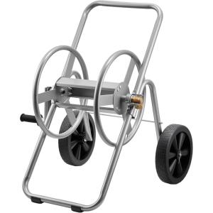 imageVEVOR Hose Reel Cart 200300 ft HighPressure Garden Hose Cart Hoses Reel Carts with Two Wheels Handle ampamp HeavyDuty Mesh Storage Basket Portable Hoses Reels for Garden Watering Car Washing