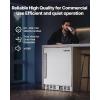 imageVEVOR 24Inch Outdoor Beverage Refrigerator 150 QT Builtin Drink Fridge 056 kWhDay EnergyEfficient Cooler with 304 Stainless Steel Door Holds 180 Cans for Outdoor Kitchen Home Bar PatioSingle Door Refrigerator