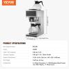 imageVEVOR Commercial Drip Coffee Maker 24 Cups CoffeeMaker Machine with 4 Glass Carafes and 4 Decanter Warmer Plates Stainless Steel DualHead Coffee Brewer for Restaurant Office Coffee Shop ampamp Home2 Warmer Plates