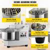 imageVEVOR Commercial Food Mixer 85Qt Capacity 450W Dual Rotating Dough Kneading Machine with Foodgrade Stainless Steel Bowl Security Shield ampamp Timer Included Baking Equipment for Restaurant Pizzeria85Qt