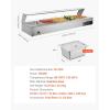 imageVEVOR Commercial Food Warmer 1500W Electric Stainless Steel Steam Food Warmer Fast Heating Countertop Buffet Bain Marie with Four 13 Size Food Pans for Catering Restaurants Parties ampamp Buffets512Pan
