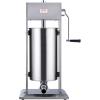imageVEVOR Manual Sausage Stuffer 2 L  5 LBS Vertical Sausage Machine with Gtype Clamp FoodGrade 304 Stainless Steel Barrel with 2 Stuffing Tubes for Home Kitchen Restaurant Commercial15 L  30 LBS