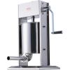 imageVEVOR Manual Sausage Stuffer 2 L  5 LBS Vertical Sausage Machine with Gtype Clamp FoodGrade 304 Stainless Steel Barrel with 2 Stuffing Tubes for Home Kitchen Restaurant Commercial10 L  22 LBS