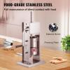 imageVEVOR Manual Sausage Stuffer 2 L  5 LBS Vertical Sausage Machine with Gtype Clamp FoodGrade 304 Stainless Steel Barrel with 2 Stuffing Tubes for Home Kitchen Restaurant Commercial3L7LBS