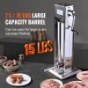 imageVEVOR Manual Sausage Stuffer 2 L  5 LBS Vertical Sausage Machine with Gtype Clamp FoodGrade 304 Stainless Steel Barrel with 2 Stuffing Tubes for Home Kitchen Restaurant Commercial7 L  15 LBS