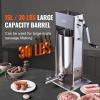 imageVEVOR Manual Sausage Stuffer 2 L  5 LBS Vertical Sausage Machine with Gtype Clamp FoodGrade 304 Stainless Steel Barrel with 2 Stuffing Tubes for Home Kitchen Restaurant Commercial15 L  30 LBS