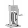 imageVEVOR Manual Sausage Stuffer 2 L  5 LBS Vertical Sausage Machine with Gtype Clamp FoodGrade 304 Stainless Steel Barrel with 2 Stuffing Tubes for Home Kitchen Restaurant Commercial3L7LBS