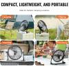imageVEVOR 10 inch Rechargeable Battery Operated Camping Floor High Velocity Portable Outdoor Fan with Metal Frame Copper Brushless Motor 360degree Manual Rotationfor FishingTraveling Picnicking12in