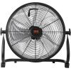 imageVEVOR 10 inch Rechargeable Battery Operated Camping Floor High Velocity Portable Outdoor Fan with Metal Frame Copper Brushless Motor 360degree Manual Rotationfor FishingTraveling Picnicking16in
