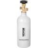 imageVEVOR CO2 Tank 10 lbs New Aluminum Alloy Cylinder CO2 Air Tank with Light Spray Coating CGA320 Valve Handle ampamp Adjustable Pressure DOT Approved Cylinder for Draft Beer Dispensing25 lbs