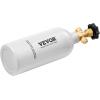 imageVEVOR CO2 Tank 10 lbs New Aluminum Alloy Cylinder CO2 Air Tank with Light Spray Coating CGA320 Valve Handle ampamp Adjustable Pressure DOT Approved Cylinder for Draft Beer Dispensing25 lbs