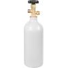 imageVEVOR CO2 Tank 10 lbs New Aluminum Alloy Cylinder CO2 Air Tank with Light Spray Coating CGA320 Valve Handle ampamp Adjustable Pressure DOT Approved Cylinder for Draft Beer Dispensing25 lbs