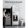 imageVEVOR Commercial Ice Maker 450 LbsDay IceMaking Machine 180 Lbs Large Storage Bin with 20 LbsMin Automatic IceDispensing SelfCleaning Ice Machine with Touchscreen for Bar Cafe RestaurantAuto450LBS24H
