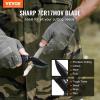 imageVEVOR Folding Pocket Knife 3 inch 7Cr17Mov Blade Aluminum Handle Small EDC Knife with Pocket Clip Sharp Camping Survival Hiking Knife 28 oz Easy to Carry for Men Women