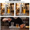 imageVEVOR Kegerator Tower Kit Single Tap Beer Conversion Kit Stainless Steel Keg Beer Tower Dispenser with Dual Gauge CGA320 Regulator ampamp DSystem Keg Coupler SelfClosing Spring for Party Bar HomeBeer Drip Tray