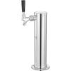 imageVEVOR Kegerator Tower Kit Single Tap Beer Conversion Kit Stainless Steel Keg Beer Tower Dispenser with Dual Gauge CGA320 Regulator ampamp DSystem Keg Coupler SelfClosing Spring for Party Bar HomeSingle Faucet Beer Tower