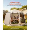 imageVEVOR Pop up Screen House Tent Gazebo 6 x 6 ft 46 Person SUV Tailgate Tent Portable Screened in Canopy with Carry Bag Netting Sides for Car Camping Garden Patio Backyard Outdoor ActivitiesBeige Sidewalls for Popup Tent
