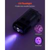imageVEVOR Rechargeable Keychain Flashlight Mini LED Flashlight with 13 Lighting Modes Portable Pocket Flashlight with Clip Magnetic Tail ampamp 180 Rotating Head for Everyday Carry Camping Emergencies13 Lighting Modes