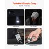 imageVEVOR Rechargeable Keychain Flashlight Mini LED Flashlight with 13 Lighting Modes Portable Pocket Flashlight with Clip Magnetic Tail ampamp 180 Rotating Head for Everyday Carry Camping Emergencies13 Lighting Modes