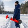 imageVEVOR Steel Ice Auger Drill Bit 8quot Diameter Ice Fishing Augers WeatherResistant Spiral Drill Bits Replacement with Center Tip Compatible with ElectricGas Powered AugersNylonversion 20