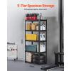 imageVEVOR Storage Shelving Unit 5Tier Adjustable Storage Shelves 48quot L x 24quot W x 72quot H Heavy Duty Garage Storage Shelves Metal Shelves for Kitchen Pantry Basement Bathroom Laundry18 D x 32 W x 72 H