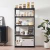 imageVEVOR Storage Shelving Unit 5Tier Adjustable Storage Shelves 48quot L x 24quot W x 72quot H Heavy Duty Garage Storage Shelves Metal Shelves for Kitchen Pantry Basement Bathroom Laundry16 D x 32 W x 628