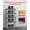 imageVEVOR Storage Shelving Unit 5Tier Adjustable Storage Shelves 48quot L x 24quot W x 72quot H Heavy Duty Garage Storage Shelves Metal Shelves for Kitchen Pantry Basement Bathroom Laundry16 D x 36 W x 714