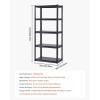 imageVEVOR Storage Shelving Unit 5Tier Adjustable Storage Shelves 48quot L x 24quot W x 72quot H Heavy Duty Garage Storage Shelves Metal Shelves for Kitchen Pantry Basement Bathroom Laundry18 D x 32 W x 72 H