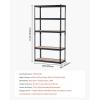 imageVEVOR Storage Shelving Unit 5Tier Adjustable Storage Shelves 48quot L x 24quot W x 72quot H Heavy Duty Garage Storage Shelves Metal Shelves for Kitchen Pantry Basement Bathroom Laundry16 D x 36 W x 714