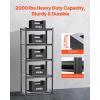 imageVEVOR Storage Shelving Unit 5Tier Adjustable Storage Shelves 48quot L x 24quot W x 72quot H Heavy Duty Garage Storage Shelves Metal Shelves for Kitchen Pantry Basement Bathroom Laundry18 D x 32 W x 72 H