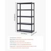 imageVEVOR Storage Shelving Unit 5Tier Adjustable Storage Shelves 48quot L x 24quot W x 72quot H Heavy Duty Garage Storage Shelves Metal Shelves for Kitchen Pantry Basement Bathroom Laundry18 D x 40 W x 72 H