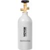 imageVEVOR CO2 Tank 10 lbs New Aluminum Alloy Cylinder CO2 Air Tank with Light Spray Coating CGA320 Valve Handle ampamp Adjustable Pressure DOT Approved Cylinder for Draft Beer Dispensing25 lbs