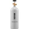 imageVEVOR CO2 Tank 10 lbs New Aluminum Alloy Cylinder CO2 Air Tank with Light Spray Coating CGA320 Valve Handle ampamp Adjustable Pressure DOT Approved Cylinder for Draft Beer Dispensing5 lbs