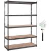 imageVEVOR Storage Shelving Unit 5Tier Adjustable Storage Shelves 48quot L x 24quot W x 72quot H Heavy Duty Garage Storage Shelves Metal Shelves for Kitchen Pantry Basement Bathroom Laundry48 L x 18 W x 72 H